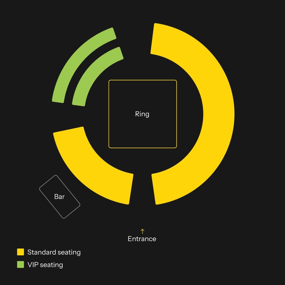 Jomhod Stadium seating plan, Koh Phangan