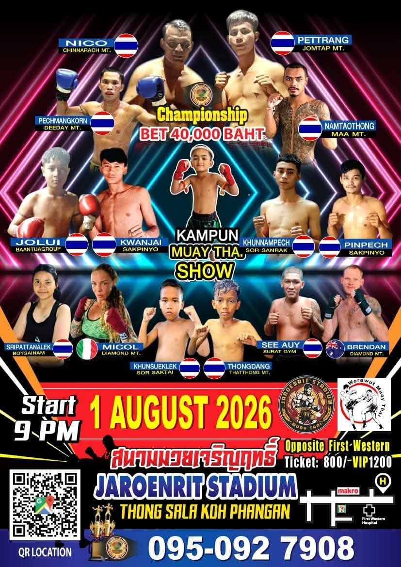 Fight night Jaroenrit Stadium