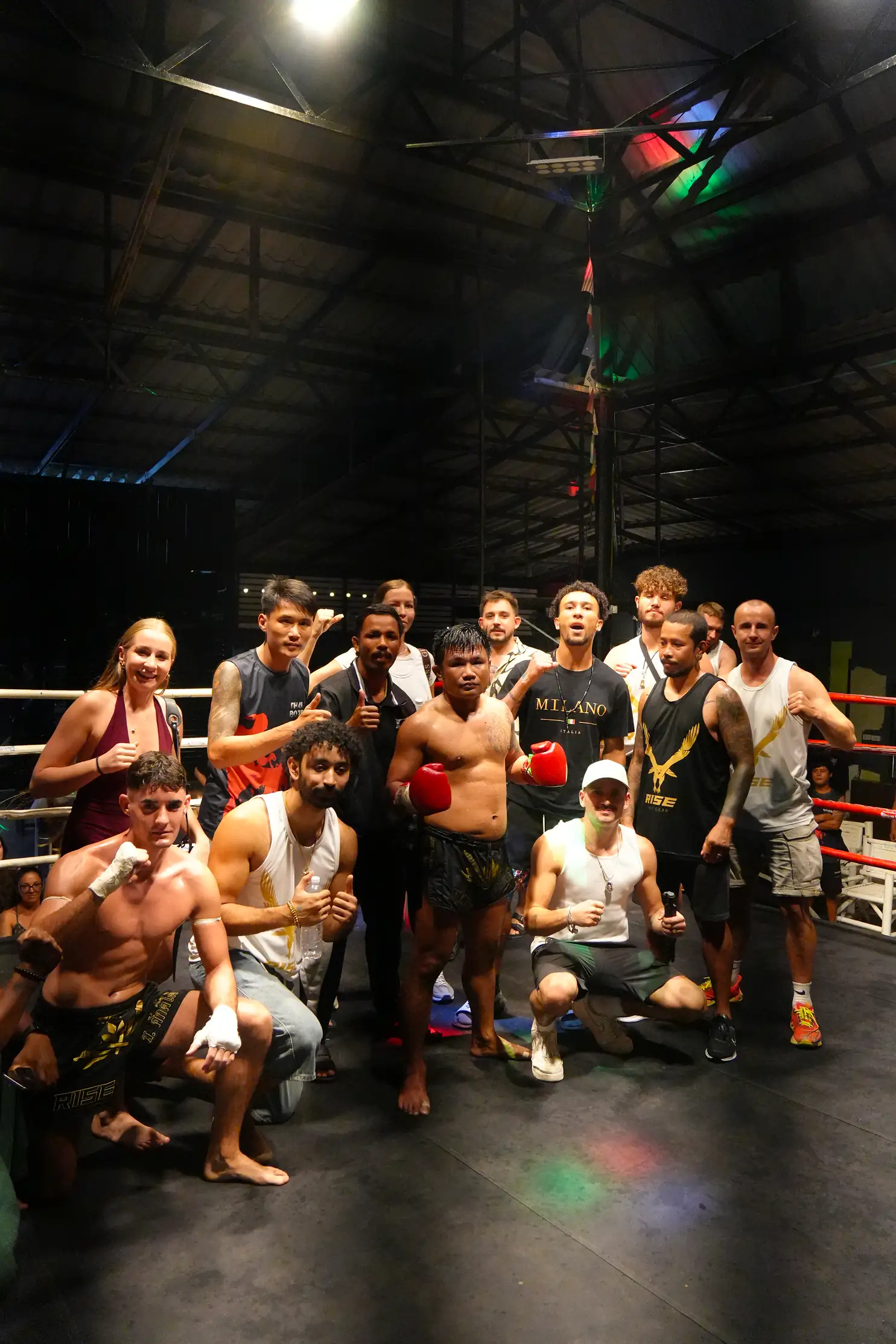 Muay Thai stadium in Koh Phangan — Haad Rin Arena Fight Night venue