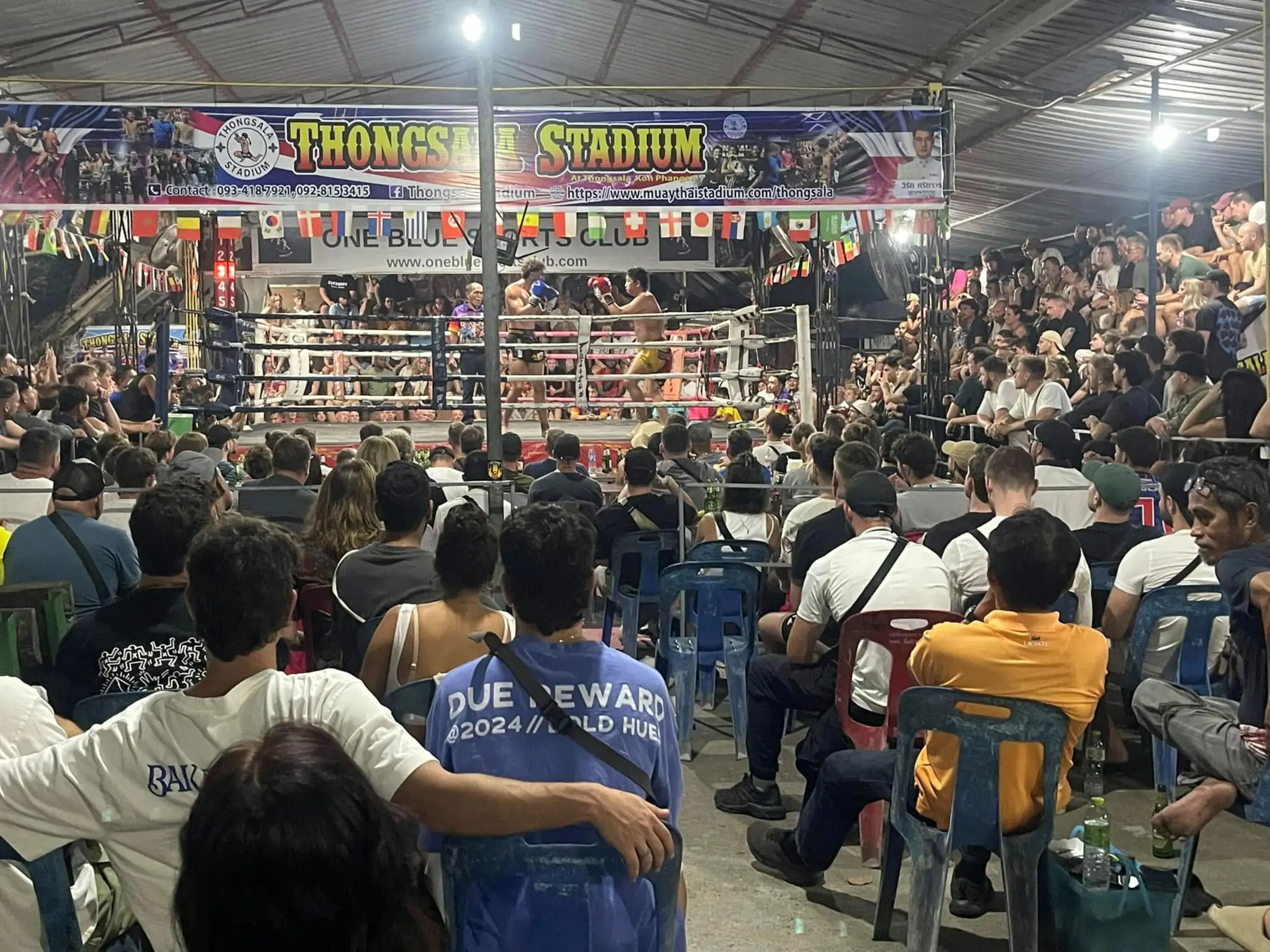 Muay Thai stadium in Koh Phangan — Thong Sala Stadium Fight Night venue