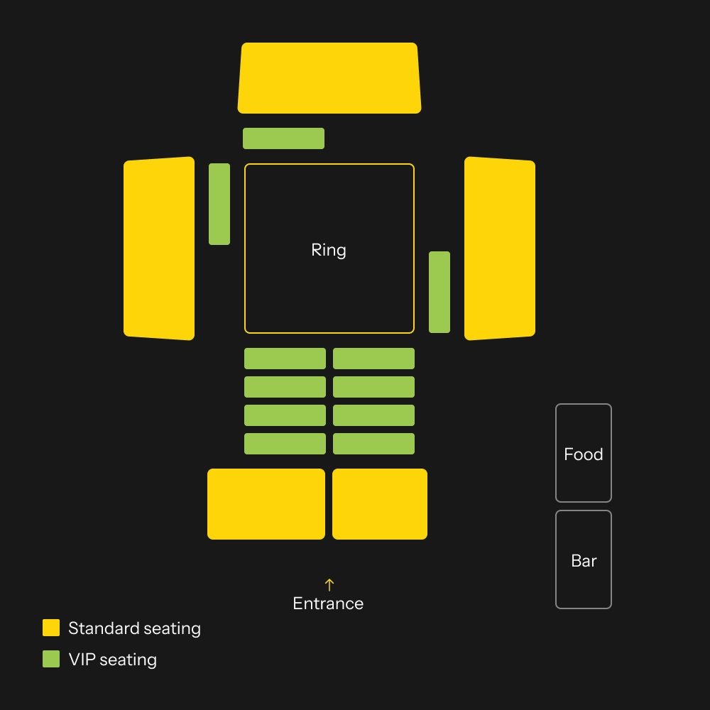 Thong Sala Stadium seating plan, Koh Phangan