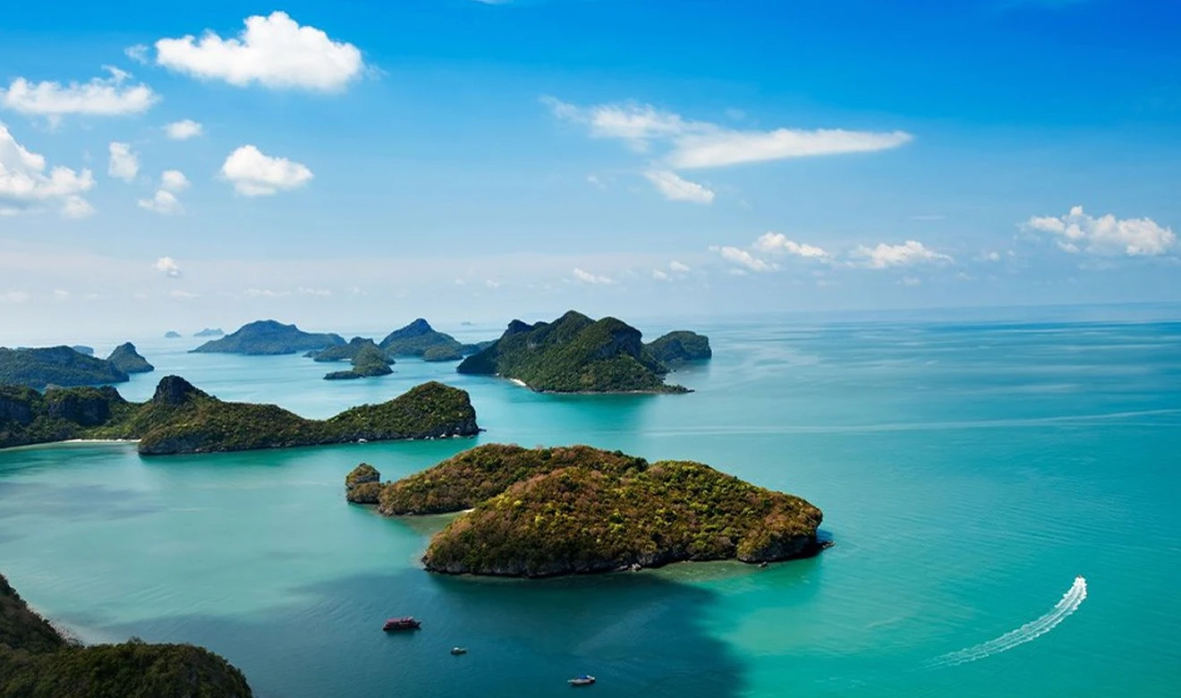 Explore surrounding islands by boat